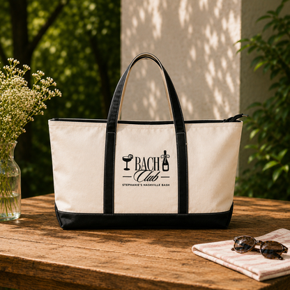Bach Club Canvas Tote Bag