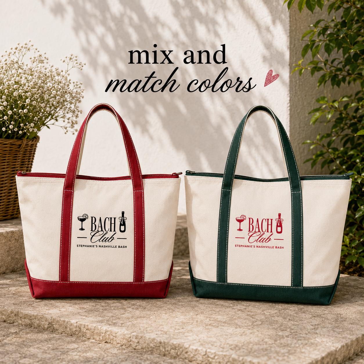 Bach Club Canvas Tote Bag