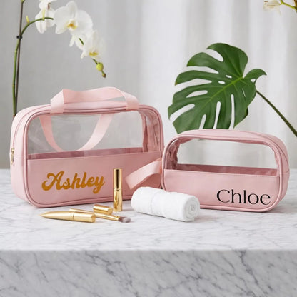 Personalized Semi-Clear Makeup Bag