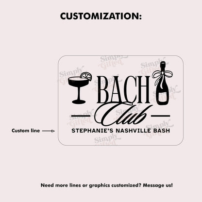 Bach Club Canvas Tote Bag